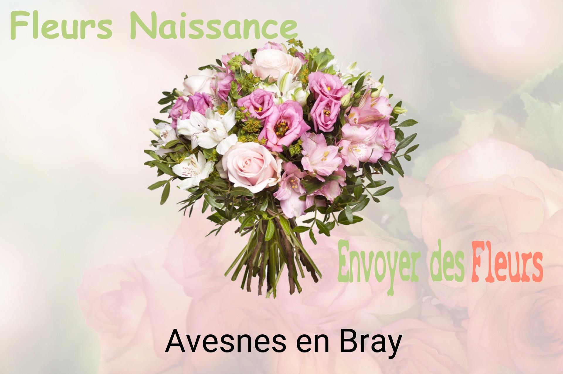 Bouquet de fleurs de naissance livré à Avesnes-en-Bray