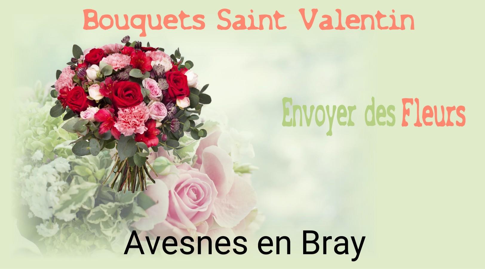 Roses de Saint-Valentin livrées à Avesnes-en-Bray